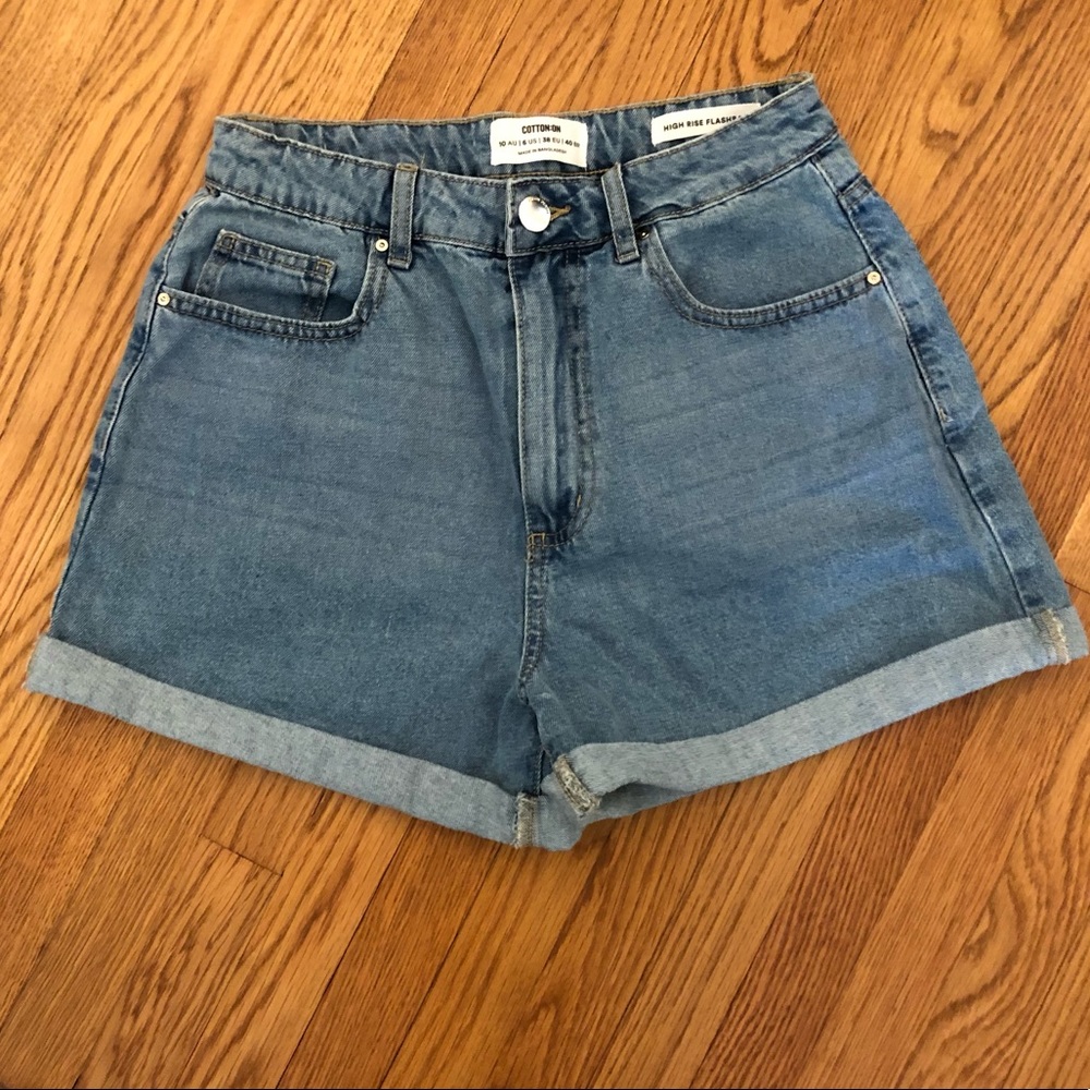 High waisted shorts